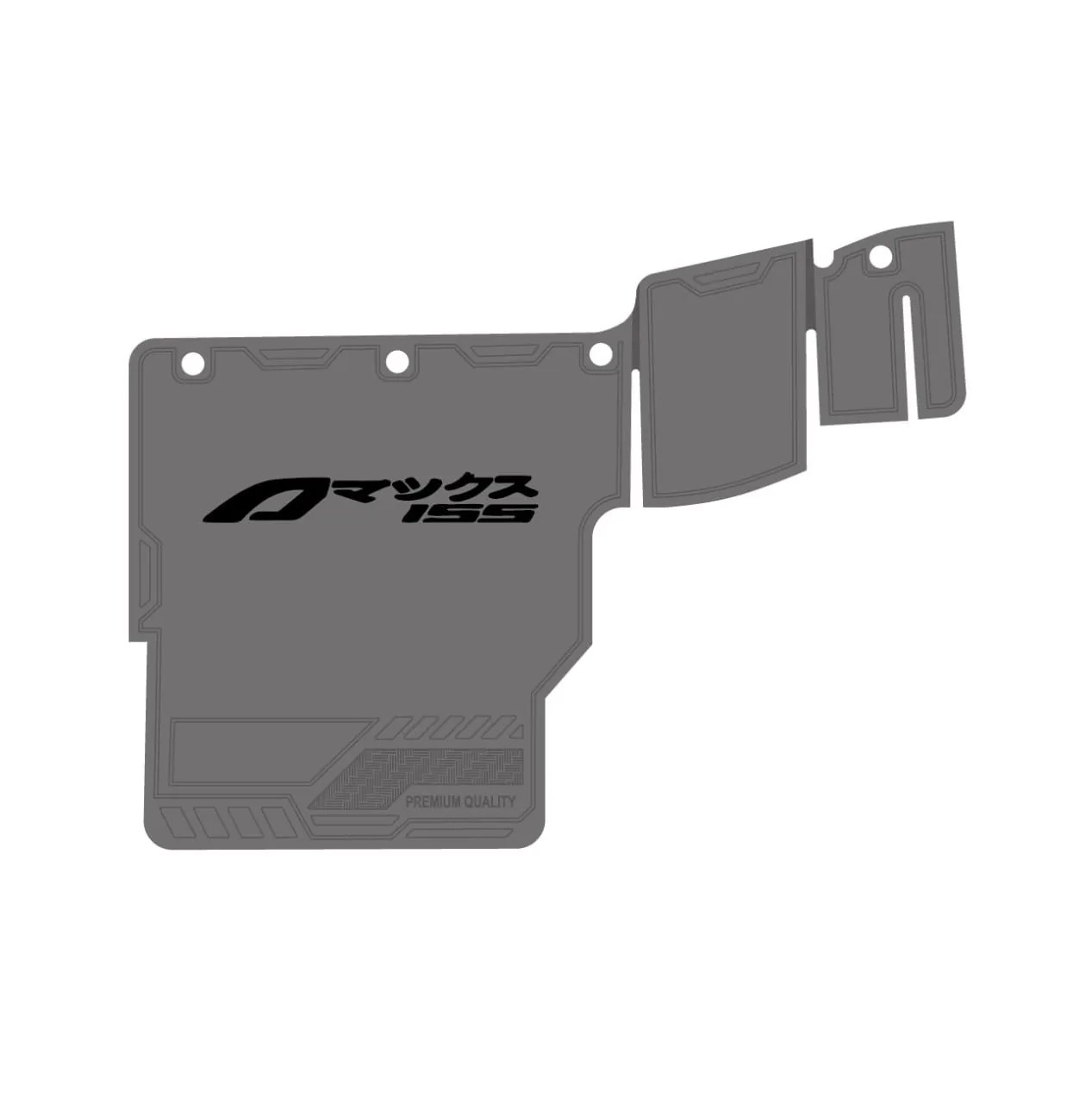 YAMAHA AEROX ACCESSORIES INDIA YAMAHA AEROX MUD FLAP SET 3 YAMAHA AEROX ACCESSORIES INDIA YAMAHA AEROX MUD FLAP SET - Image 3