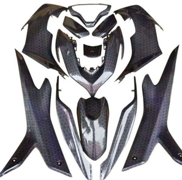 YAMAHA AEROX ACCESSORIES YAMAHA AEROX CARBON DIPPED FAIRING KIT ( CARBON ) - Image 2