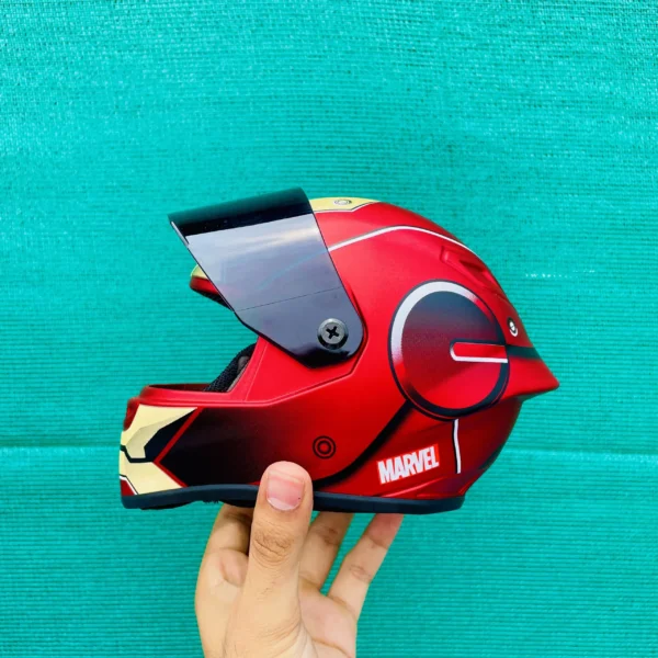 HJC Limited Edition White Venom Villain Miniature helmet and Iron Man helmet - Image 7