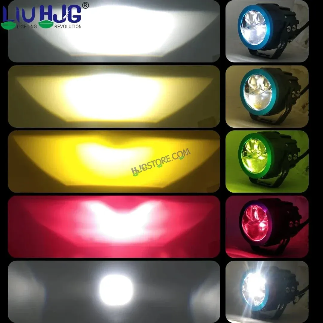 HJG Terminator 2 Projector Foglight 100W with Laser Spot and Wide Spread Red DRL/White/Yellow/Warm White Light 100W Foglight Ultra Wide Dual Intensity LED Driving Fog Lights 3000K/4300K/6500K Universal For All Cars & Bikes LIU HJG Terminator 2 Bi Foglight 3 HJG Terminator 2 Projector Foglight 100W with Laser Spot and Wide Spread Red DRL/White/Yellow/Warm White Light 100W Foglight Ultra Wide Dual Intensity LED Driving Fog Lights 3000K/4300K/6500K Universal For All Cars & Bikes LIU HJG Terminator 2 Bi Foglight - Image 3