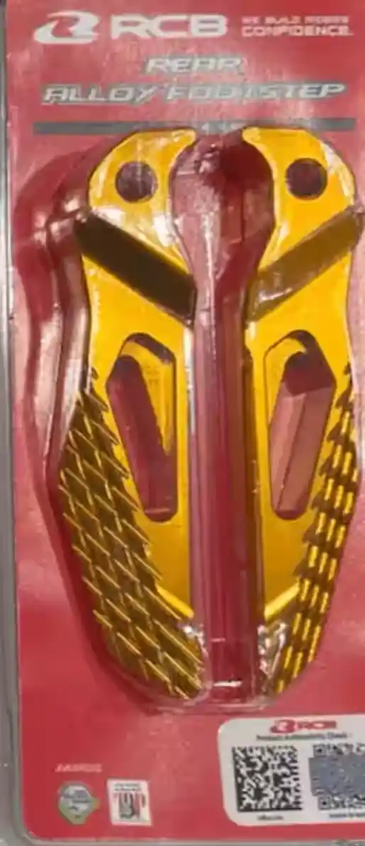 RCB ALLOY REAR FOOTSTEP AEROX 155 01FS011 (BLUE) 4 RCB ALLOY REAR FOOTSTEP AEROX 155 01FS011 (BLUE) - Image 4