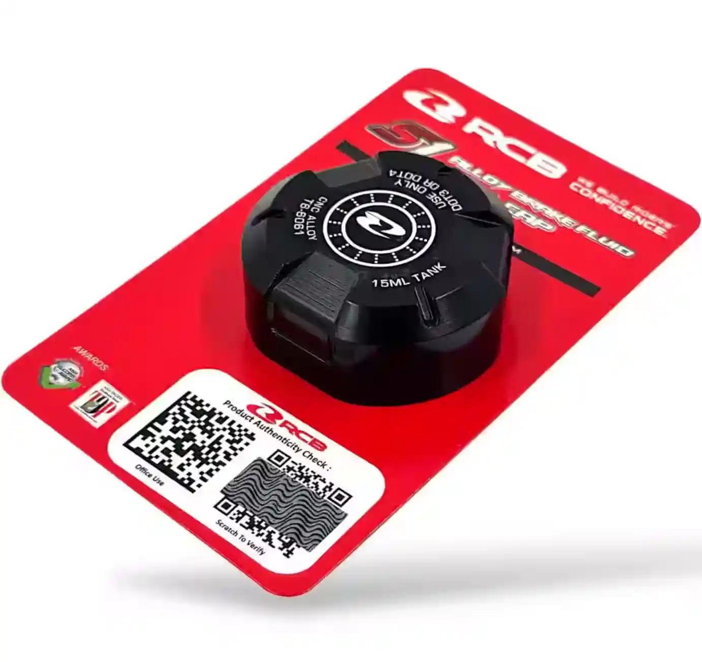 RCB S1 ALLOY BRAKE FLUID TANK CAP 15 ml 01BF004 ( SILVER ) 3 RCB S1 ALLOY BRAKE FLUID TANK CAP 15 ml 01BF004 ( SILVER ) - Image 3