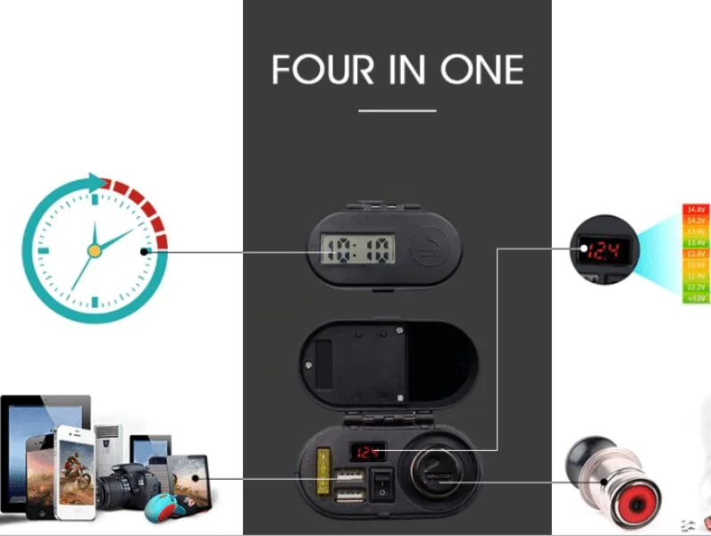 Universal Mobile Phone Charger used motorbike, motorcycle accessories motorcycle spare parts motorcycles 12 Universal Mobile Phone Charger used motorbike, motorcycle accessories motorcycle spare parts motorcycles - Image 12