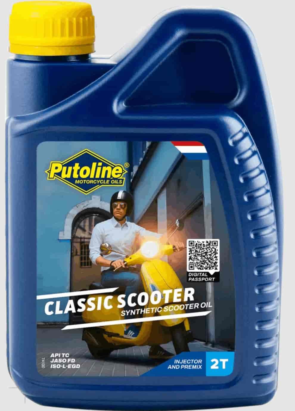 Putoline Classic Scooter 2-Stroke Scooter Oil - 1L Bottle (74100) 1 Putoline Classic Scooter 2-Stroke Scooter Oil - 1L Bottle (74100)