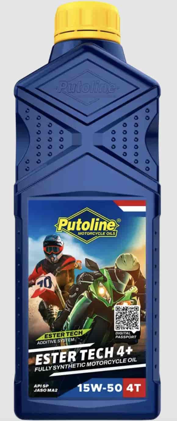 Putoline Ester Tech 4+ 15W-50 Fully Synthetic 4-Stroke Motorcycle Oil - 1L Bottle (70628) 1 Putoline Ester Tech 4+ 15W-50 Fully Synthetic 4-Stroke Motorcycle Oil - 1L Bottle (70628)