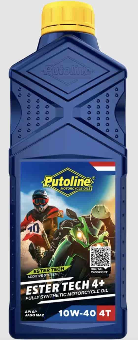 Putoline Ester Tech 4+ 10W-40 Fully Synthetic 4-Stroke Motorcycle Oil - 1L Bottle (70624) 1 Putoline Ester Tech 4+ 10W-40 Fully Synthetic 4-Stroke Motorcycle Oil - 1L Bottle (70624)