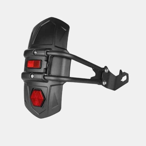 Tyre Hugger with Metal Rod Black/Reflector - Image 2