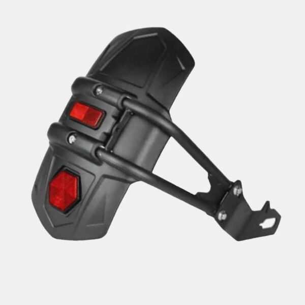 Tyre Hugger with Metal Rod Black/Reflector - Image 3