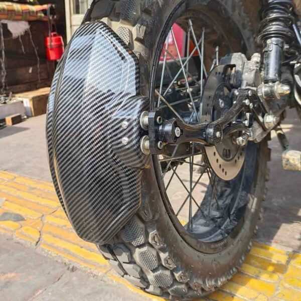 Tyre Hugger with Metal Rod Carbon - Image 3