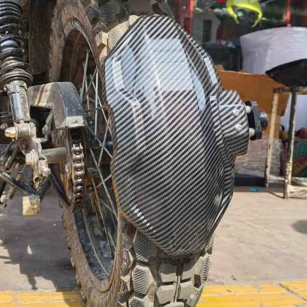 Tyre Hugger with Metal Rod Carbon - Image 2